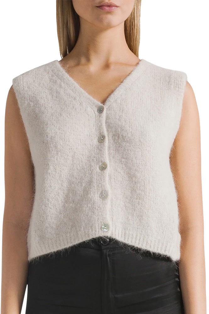 American Dreams Telma Beige Vest - The Mercantile London