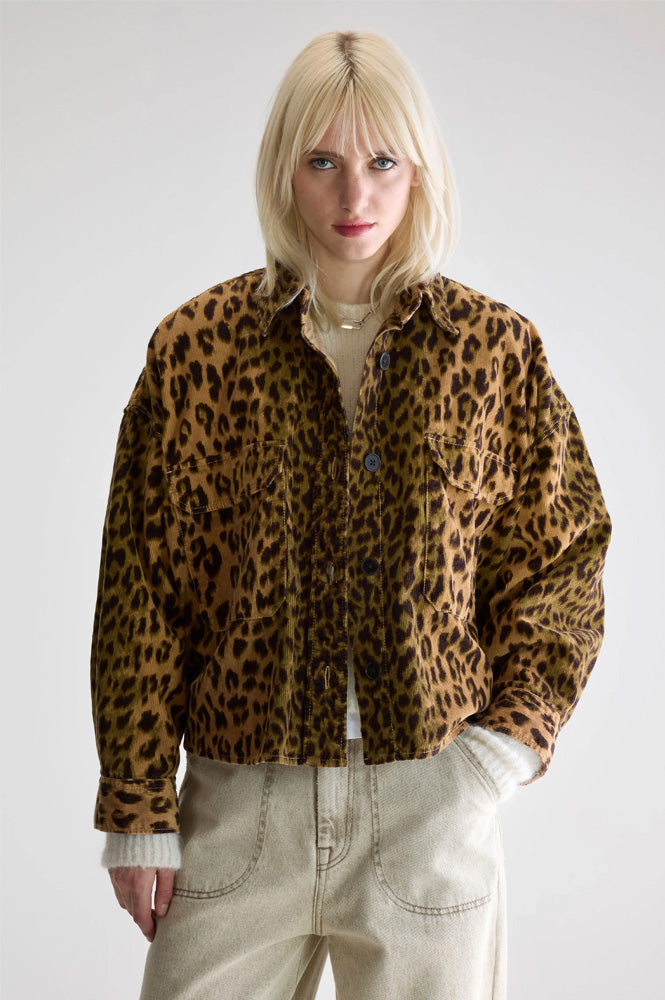 Bellerose Wyat Leopard Print Overshirt - The Mercantile London