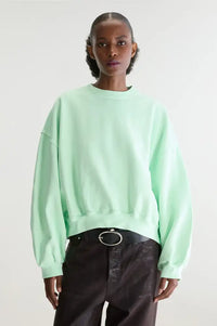 Bellerose Fancy Washed Vegas Green Sweatshirt