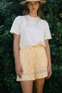The Tiny Big Sister Yellow Shorts - The Mercantile London