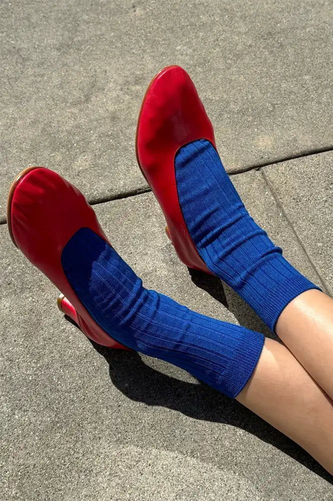 Le Bon Shoppe Her Cobalt Socks