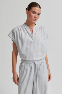 Second Female Sarisa Cashmere Blue Top - The Mercantile London