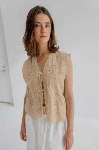 Project AJ117 Hope Sand Vest Top - The Mercantile London
