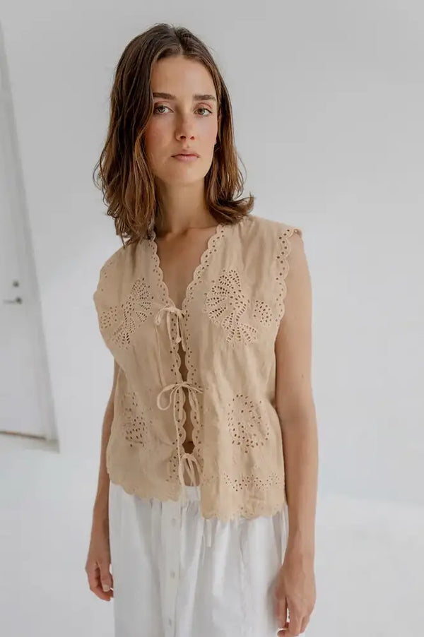 Project AJ117 Hope Sand Vest Top - The Mercantile London