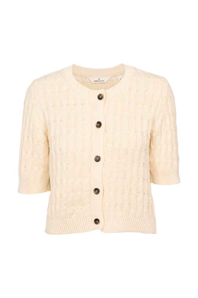 Basic Apparel Minie Whisper White Cardigan - The Mercantile London