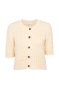 Basic Apparel Minie Whisper White Cardigan - The Mercantile London