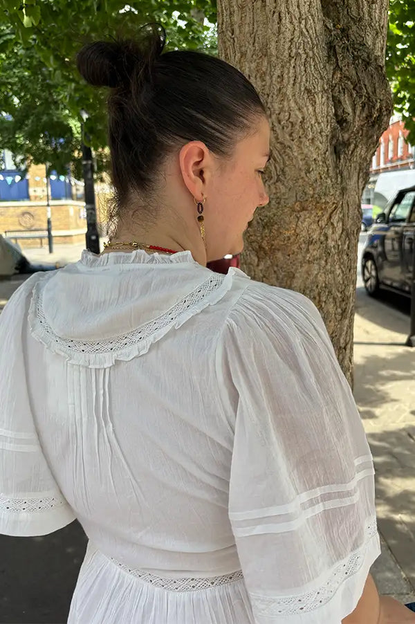 ICHI Voilana White Dress
