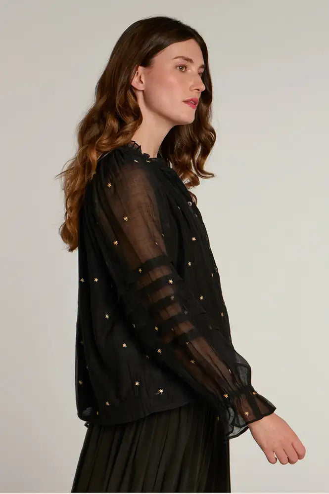 Daydress Tipi Starry Sky Black Shirt - The Mercantile London