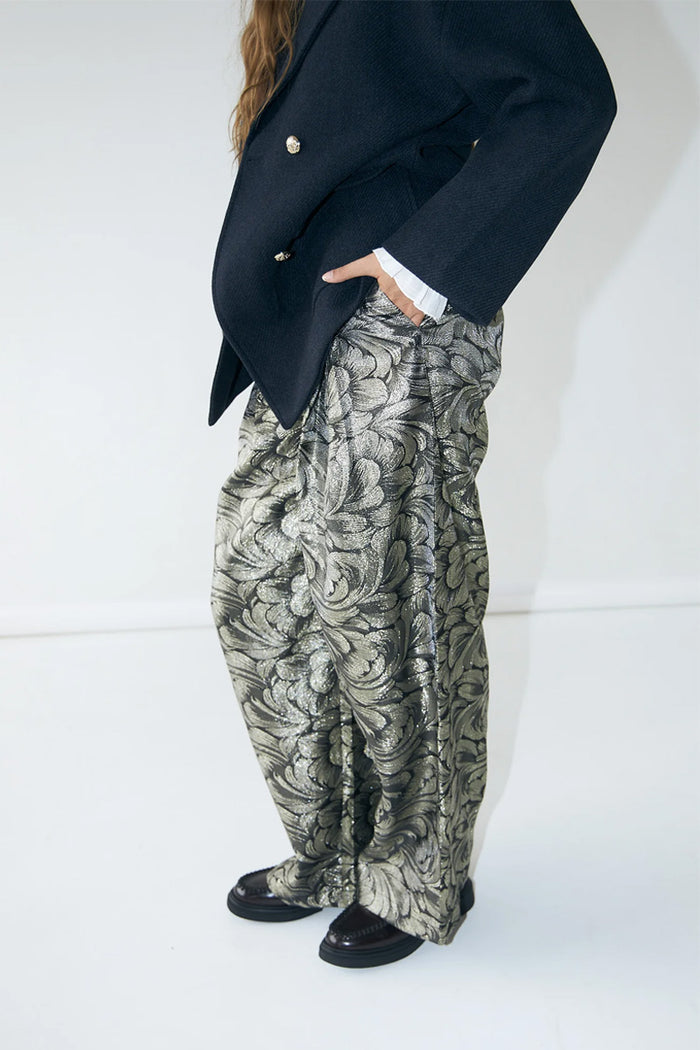 Lolly's Laundry Zola Silver Trousers - The Mercantile London