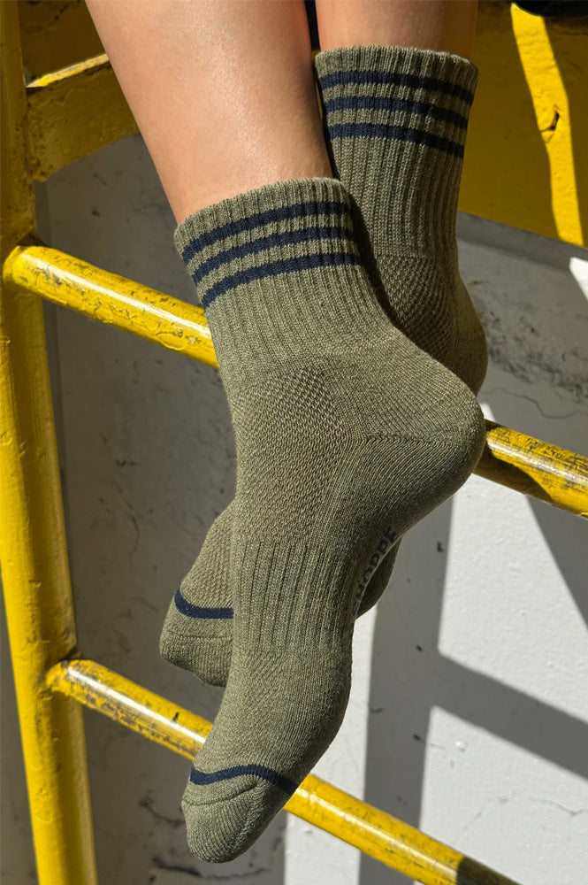 Le Bon Shoppe Girlfriend Sage Socks - The Mercantile London