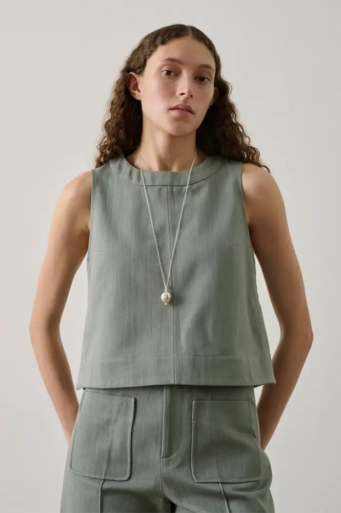 Soeur Pampa Pastel Green Top - The Mercantile London