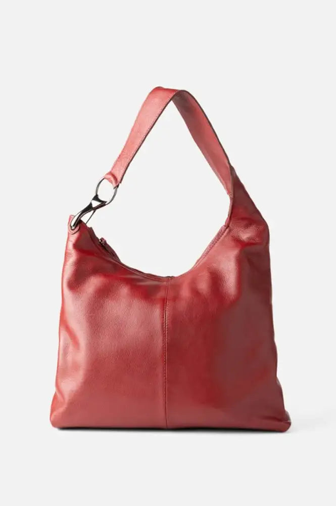 Biba Jackpot Red Leather Shoulder Bag