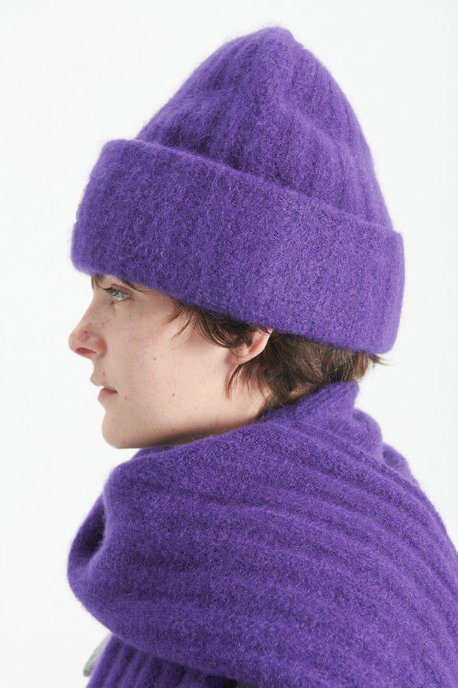 American Vintage Vitow Aubergine Beanie