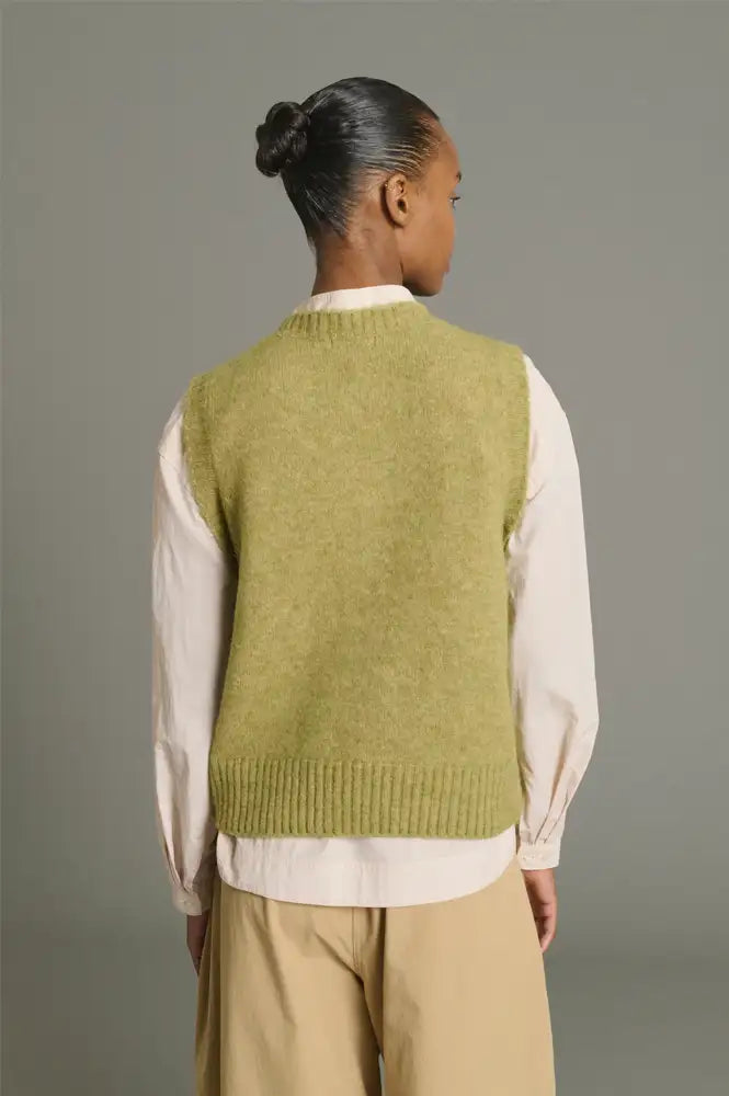 Soeur Namaste Sage Wool Vest