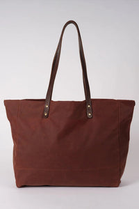 Kate Sheridan Midi Chestnut Tote Bag