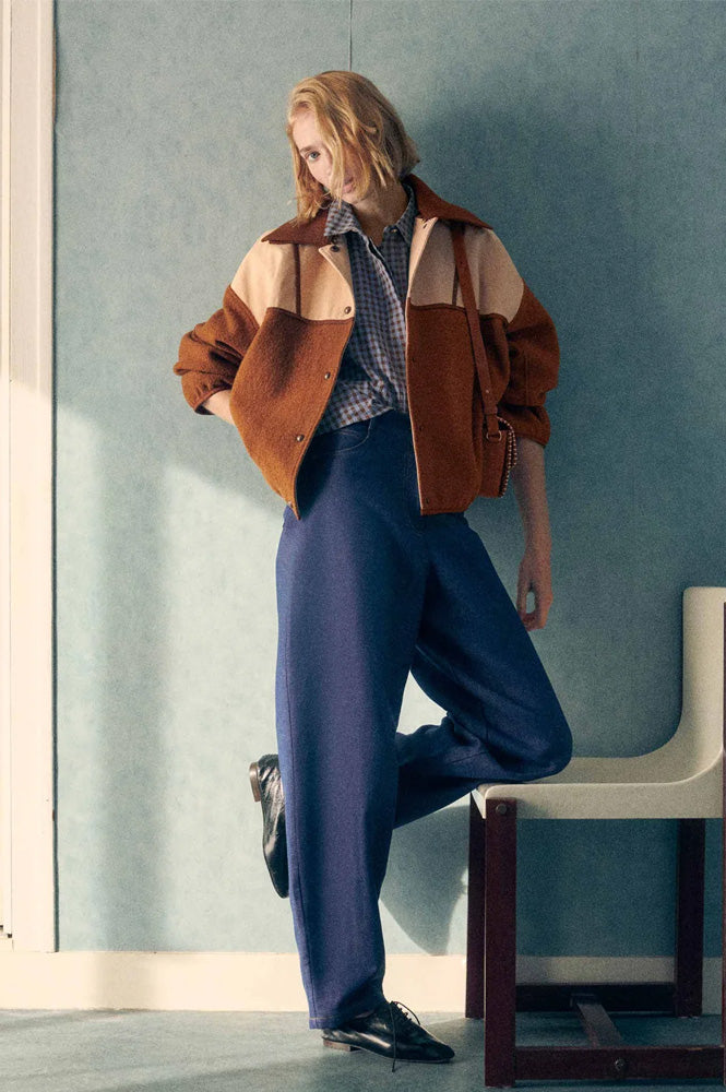 Sessùn Florentina Amberazul Checked Shirt