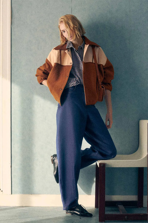 Sessùn Florentina Amberazul Checked Shirt