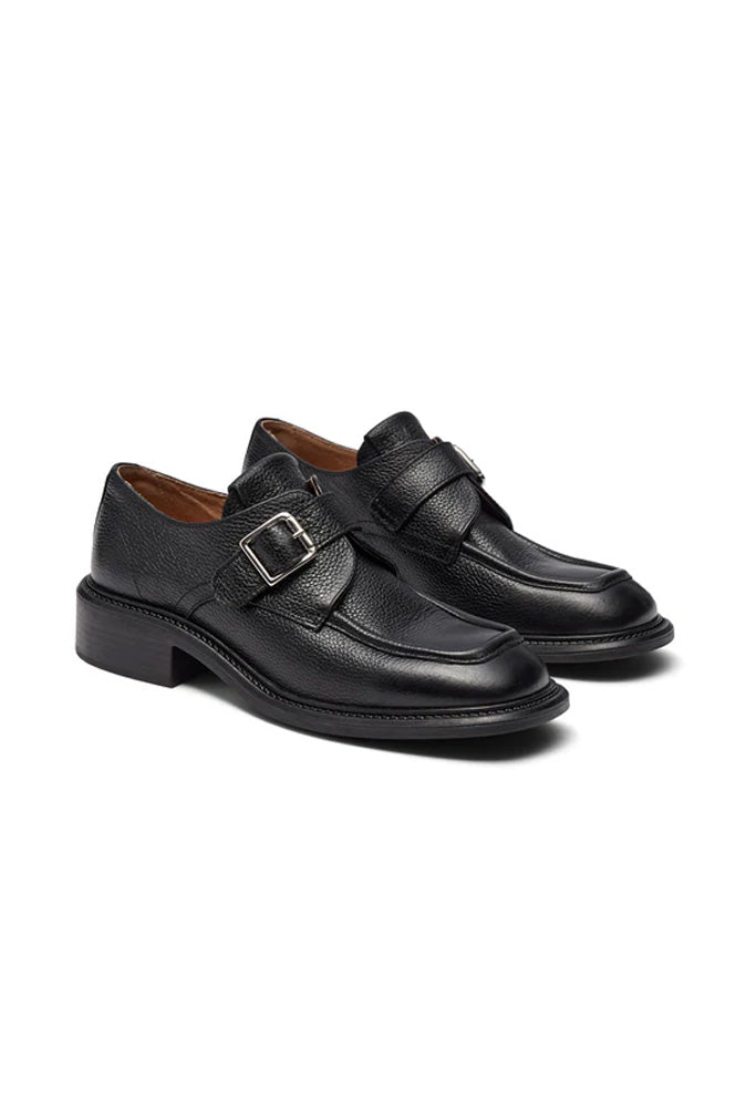 Pavement Svea Black Buckle Loafers - The Mercantile London