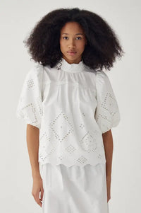 Noella Marilyn White Blouse - The Mercantile London
