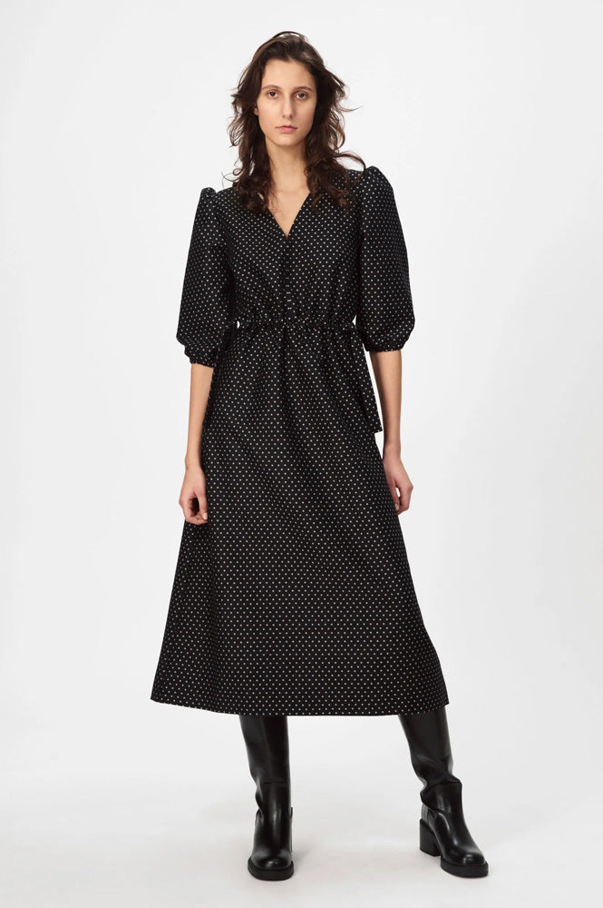Nué Notes Vilinus Black Spot Dress - The Mercantile London