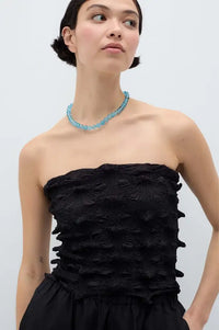 Rita Row Isolde Black 3D Ruched Top - The Mercantile London