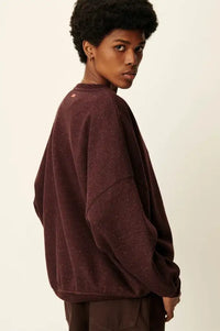 Sessùn Chebbi Ganache Oversized Sweatshirt