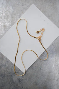 Ashiana London Siesta Flat Snake Chain Necklace