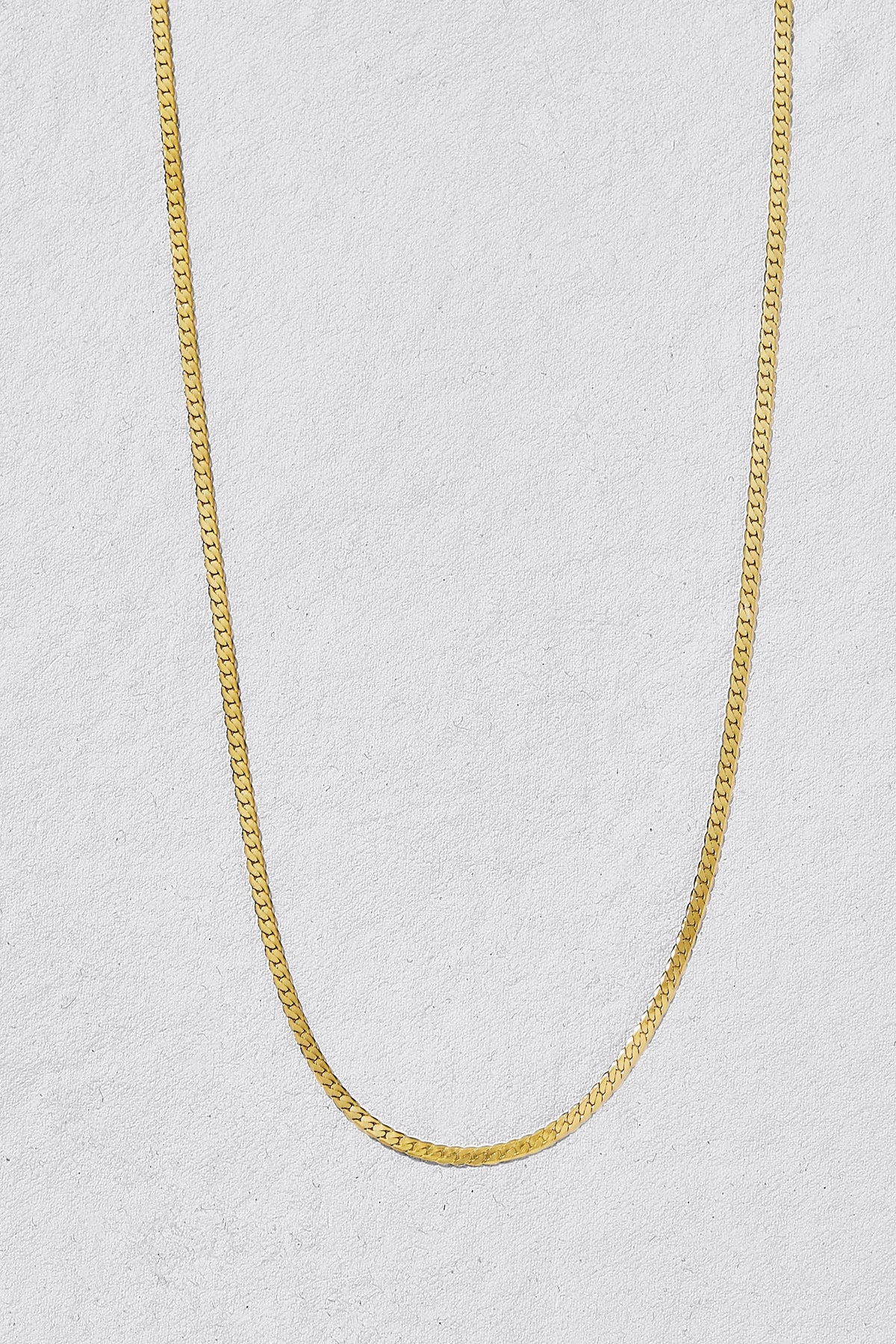 Siesta Flat Snake Chain Necklace - The Mercantile London