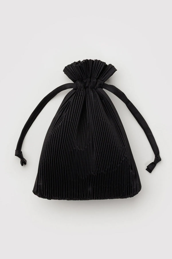 Baggu Pleated Black Standard Bag - The Mercantile London