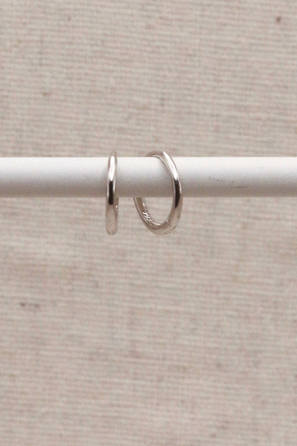 Everyday Silver Essential Huggie Hoops - The Mercantile London