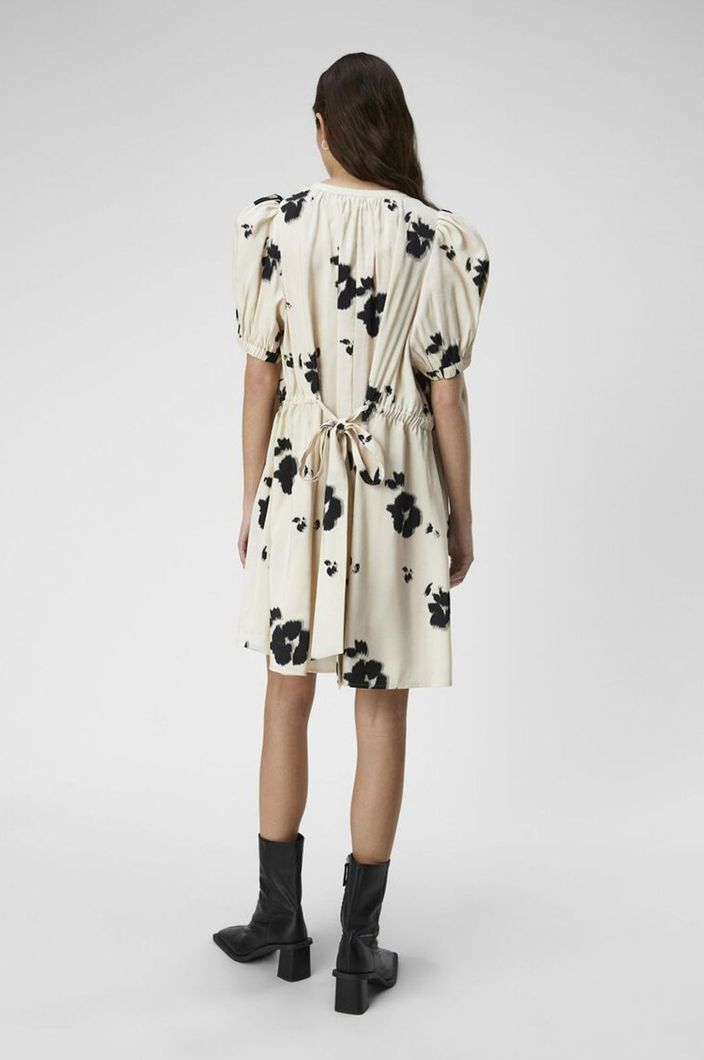Object Jenni Sandshell Flower shirt Dress - The Mercantile London