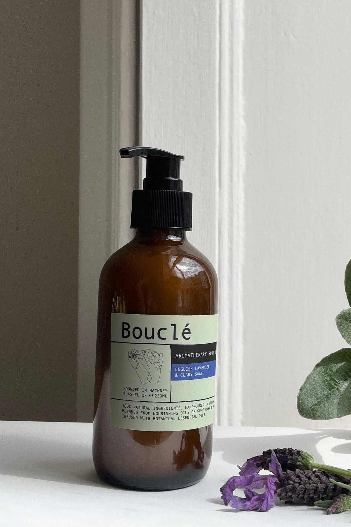 English Lavender & Clary Sage Essential Oil Body Lotion - The Mercantile London