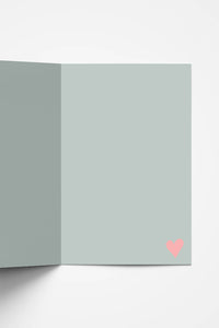 Eat The Moon Into The Sunset Wedding Card