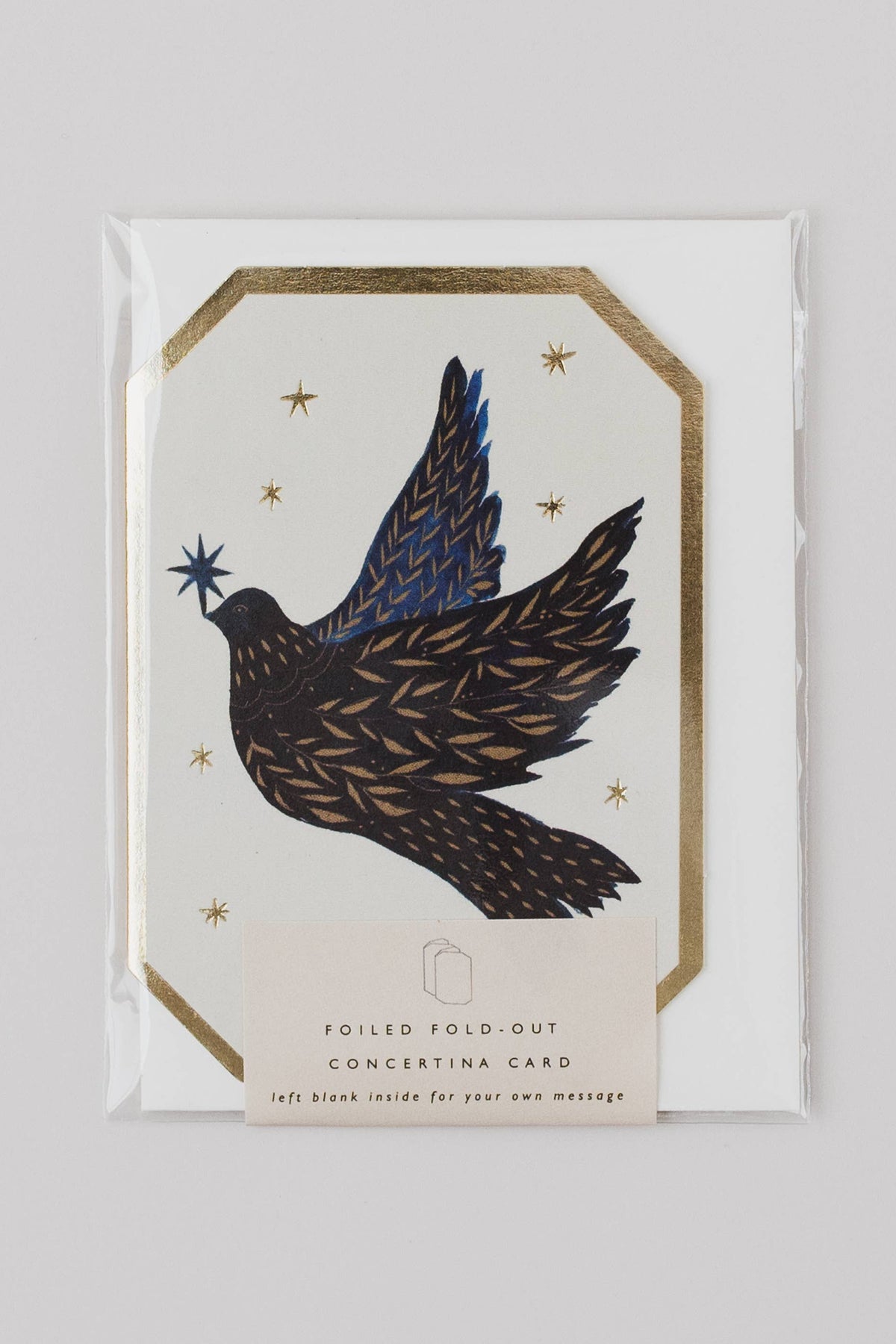 Katie Housley Dove Concertina Card - The Mercantile London