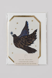 Katie Housley Dove Concertina Card - The Mercantile London