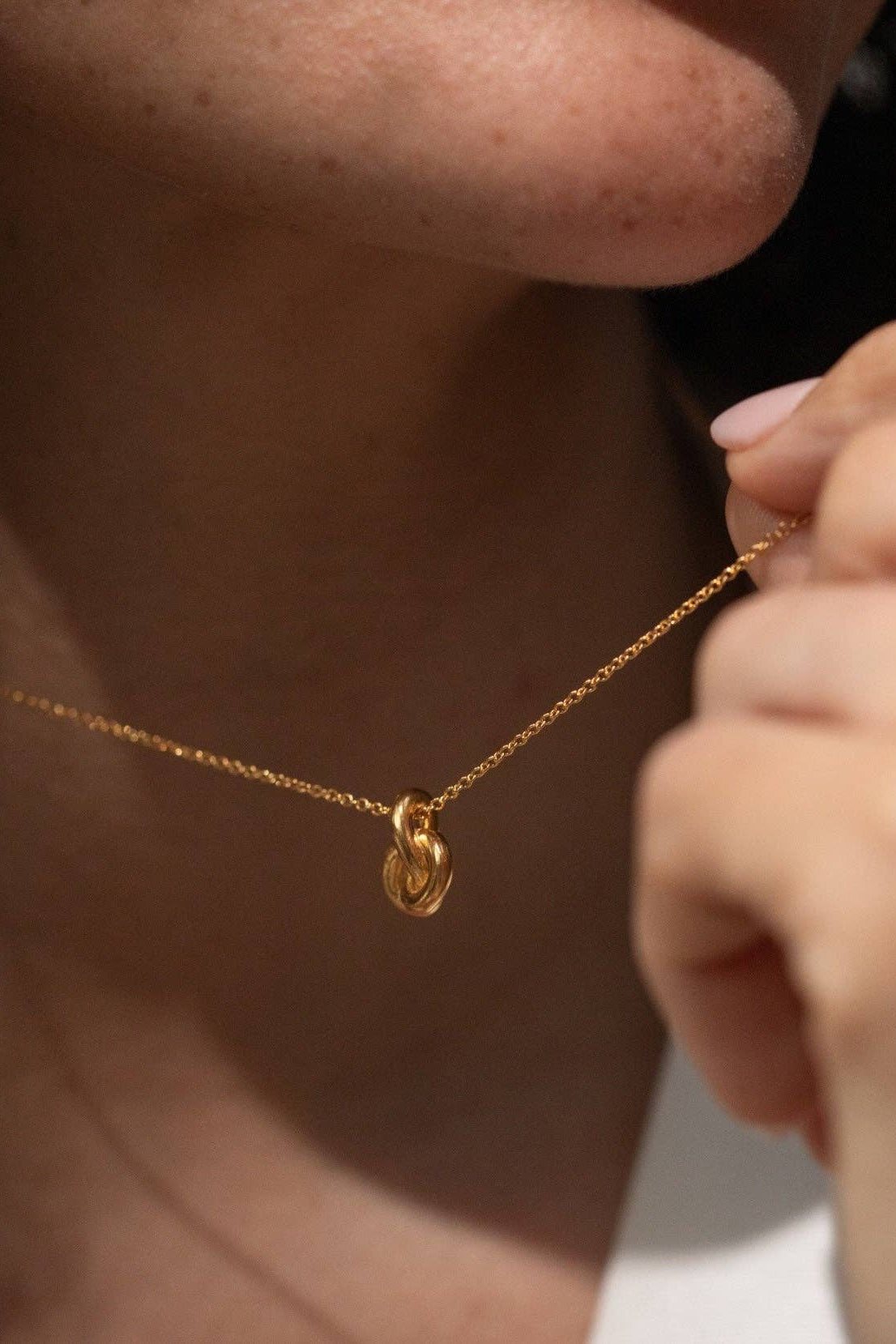 Gold Knot Necklace - The Mercantile London