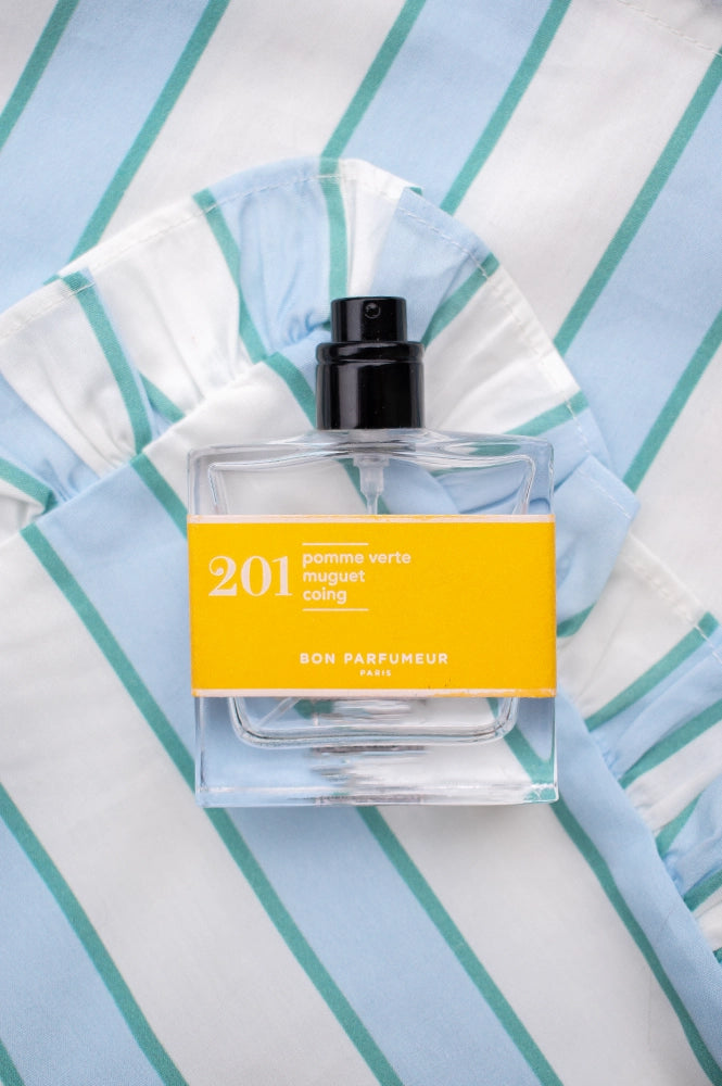 Bon Parfumeur 201 Green Apple, Lily of the Valley, & Quince Eau de Parfum - The Mercantile London