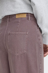 ICHI Mijalla Ruby Wine Jeans - The Mercantile London