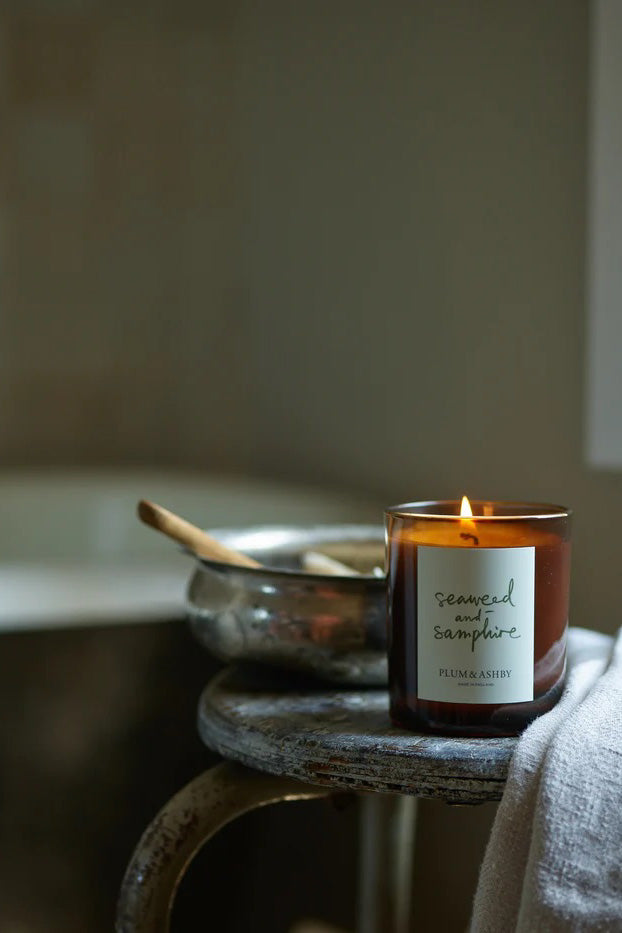SS23 Plum & Ashby Seaweed & Samphire Candle - The Mercantile London