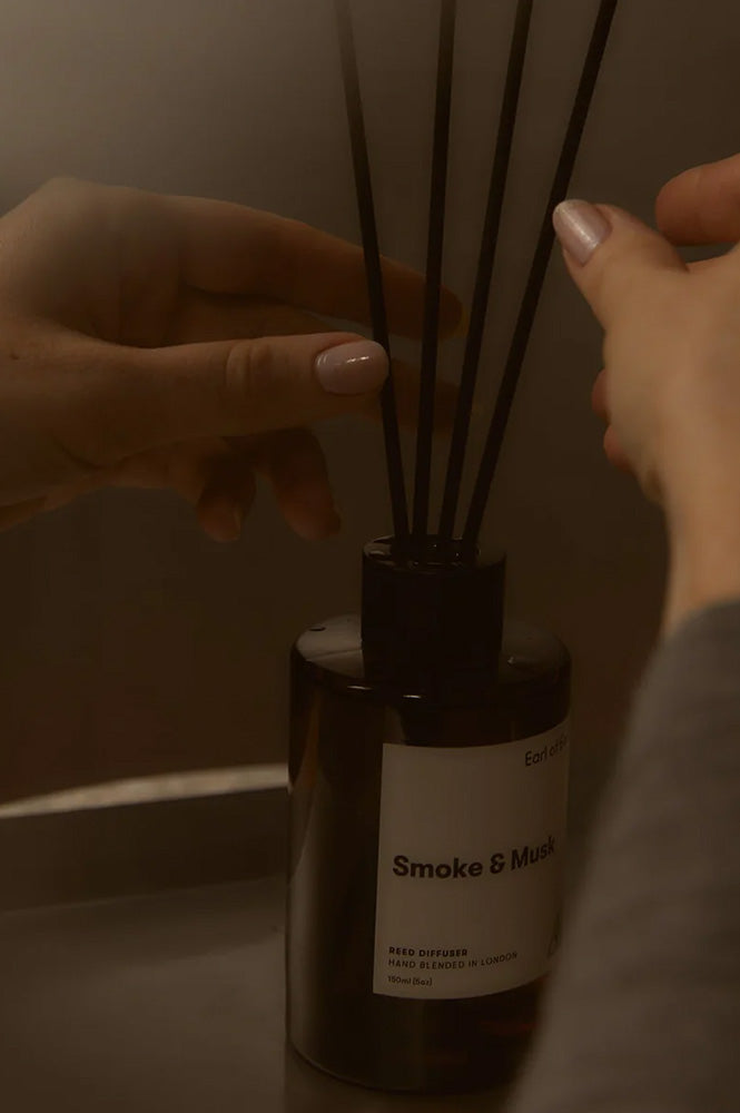 Earl Of East Smoke & Musk Reed Diffuser - The Mercantile London