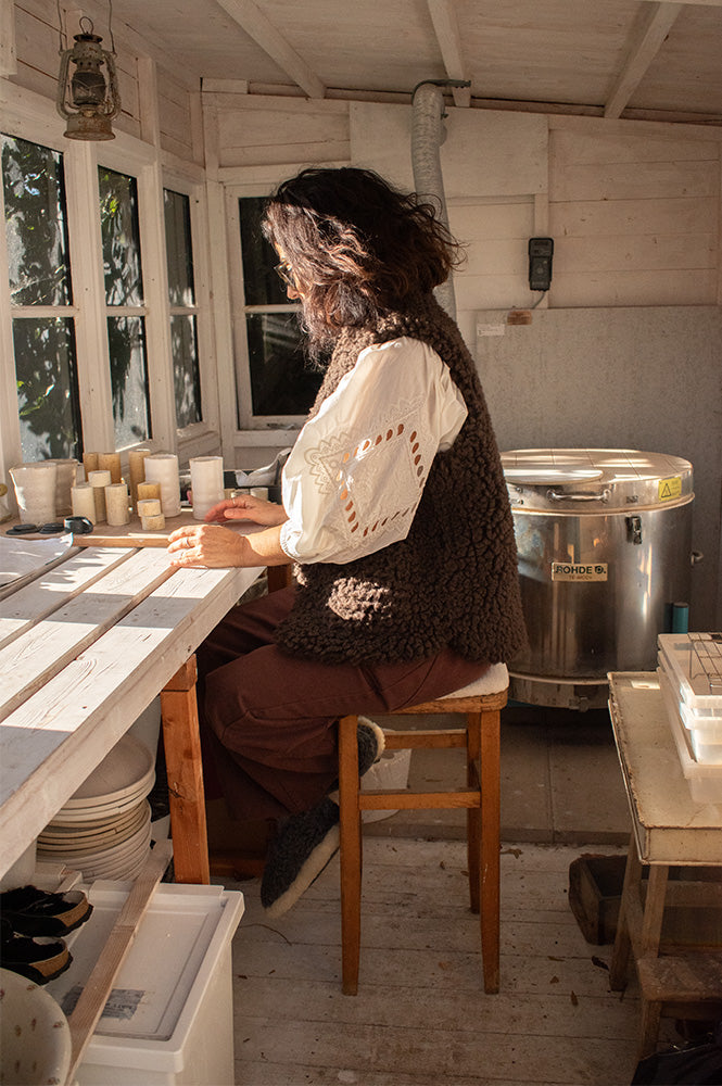 By-Bar Rae Cloud White Blouse - The Mercantile London