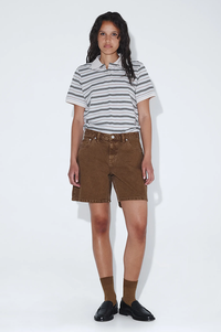 Dr Denim Hill Shorts Washed Teak - The Mercantile London