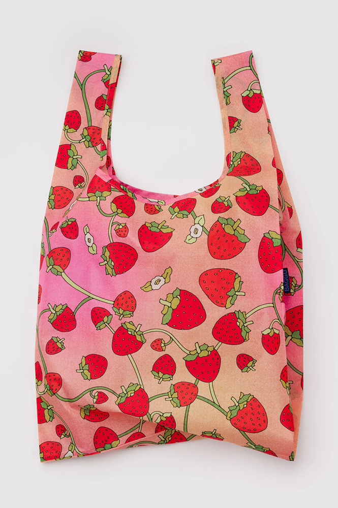 Baggu Strawberry Blossom Standard Reusable Bag - The Mercantile London