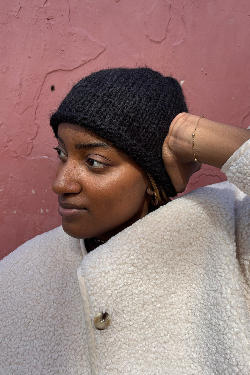 Dawn x Dare Black Beanie - The Mercantile London