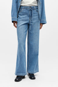 Object Rosie Tie Light Blue Denim Jeans