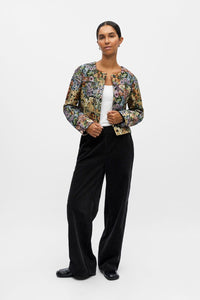 Object Rosa Floral Jaquard Jacket - The Mercantile London