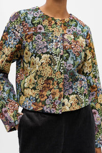 Object Rosa Floral Jaquard Jacket - The Mercantile London