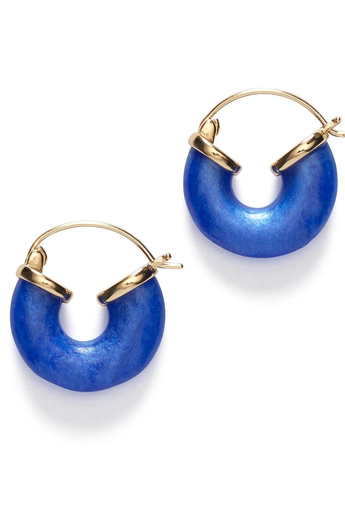 Anni Lu Petit Swell Deep Blue Earrings - The Mercantile London