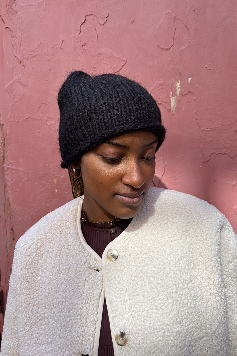Dawn x Dare Black Beanie - The Mercantile London