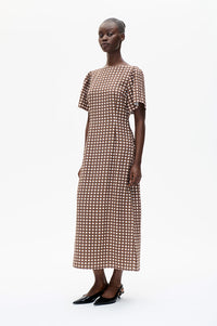Baum Und Pferdgarten Adelene Hot Fudge Check Dress - The Mercantile London